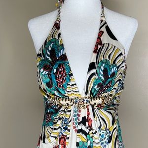 Sky muti color top…. Size M…